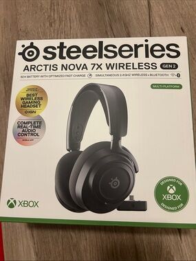 Steel series Arctis Nova 7X Wireless Gaming Headset - Black